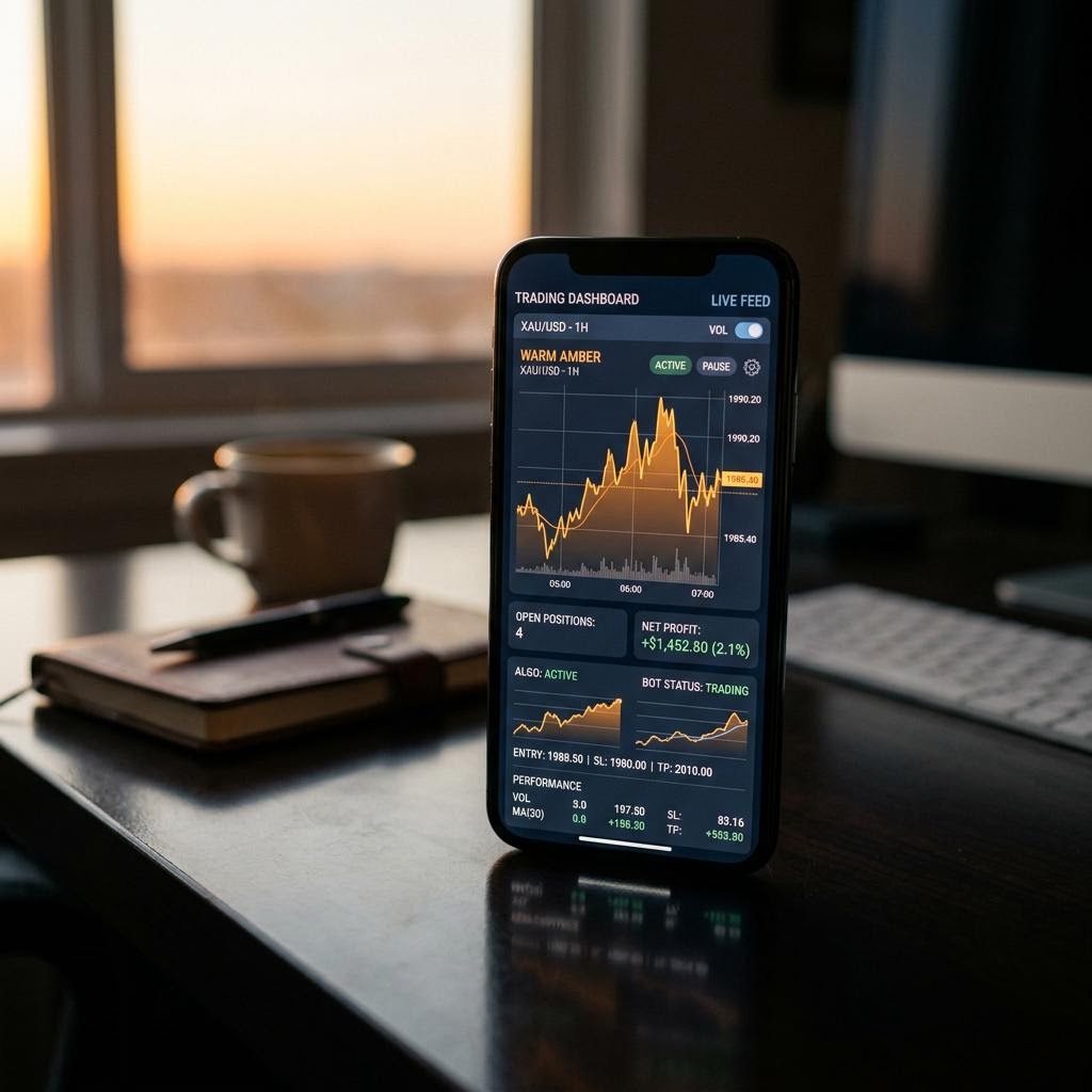 Truc Kimphu AI crypto trading platform user interface